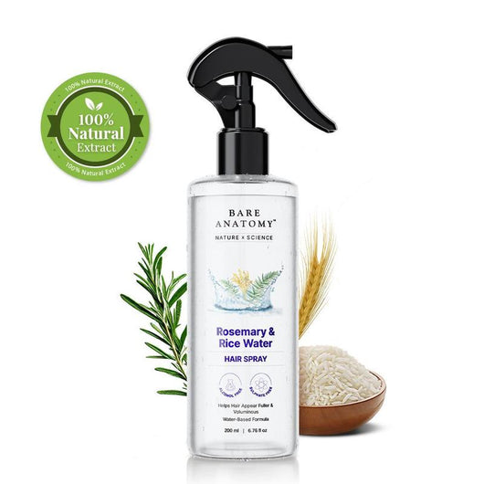 BARE Organic Rosemary & Rice Water Hair Growth Spray