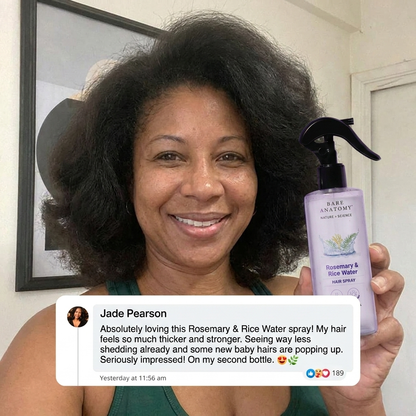 BARE Organic Rosemary & Rice Water Hair Growth Spray